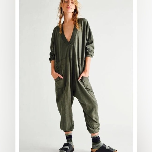 Free people Just Because Onesie jumpsuit